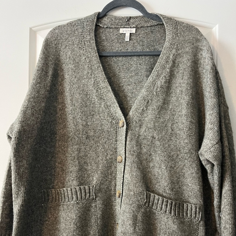 Ella Moss Green Cardigan Sweater